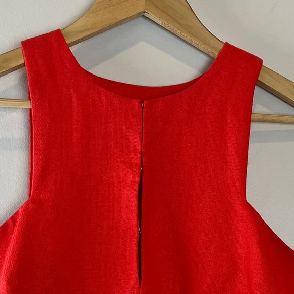 Emerson Fry Linen A line Mod Top Small - Picture 6 of 7